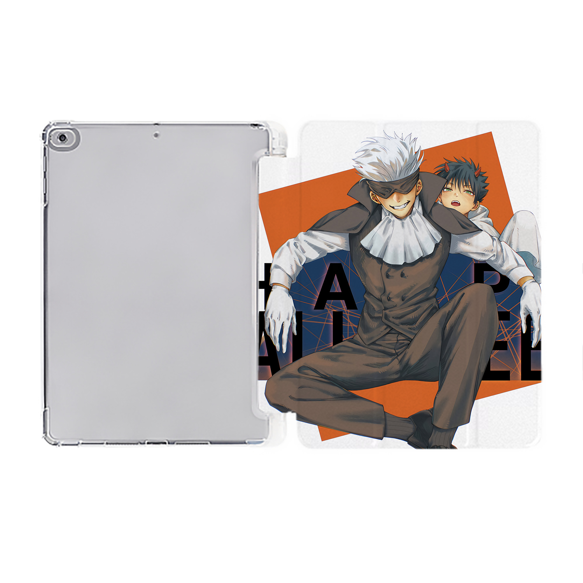 （画像用） SPY×FAMILY间谍家家酒 IPad ケース ペン収納付き 三つ折りスタンド PUレザー×シリコン 対応機種9.5/10.5/10.9インチ